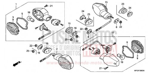 CLIGNOTANT CB600FAC de 2012